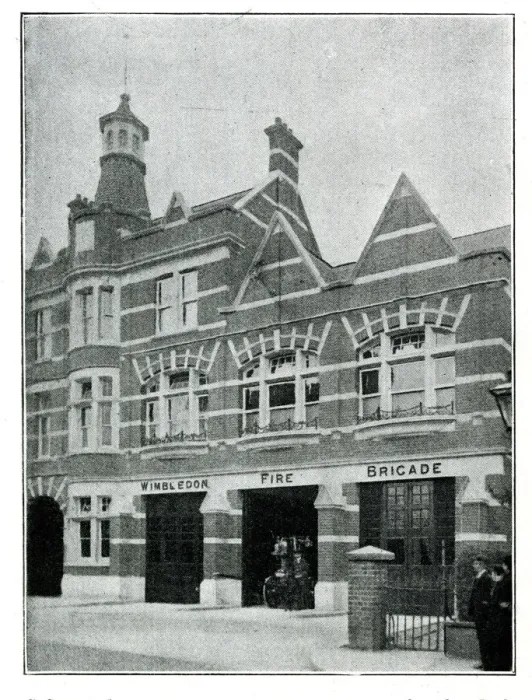 Framed Print : Wimbledon New Fire Station, front view Framed Print : Wimbledon New Fire Station, front view