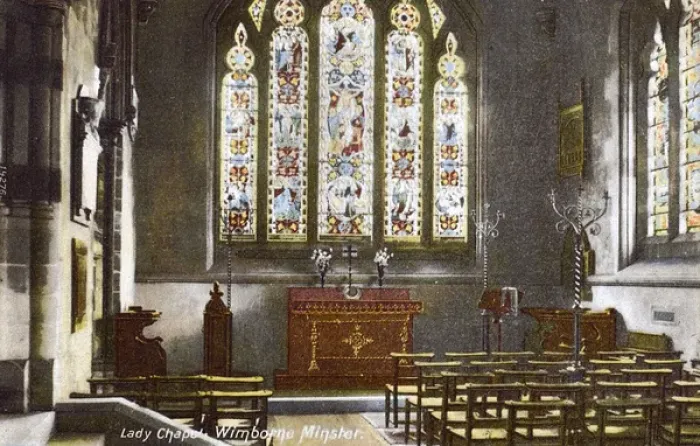 Framed Print : Wimborne Minster, Dorset - The Lady Chapel Framed Print : Wimborne Minster, Dorset - The Lady Chapel