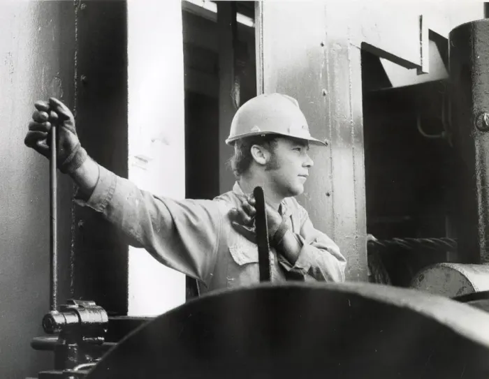 Framed Print : Winchman on oil rig Atlantic I, 38 miles off The Lizard Framed Print : Winchman on oil rig Atlantic I, 38 miles off The Lizard