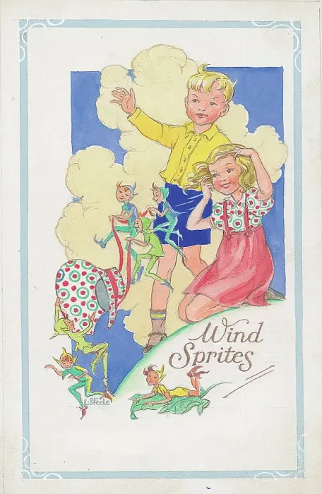 Framed Print : Wind Sprites