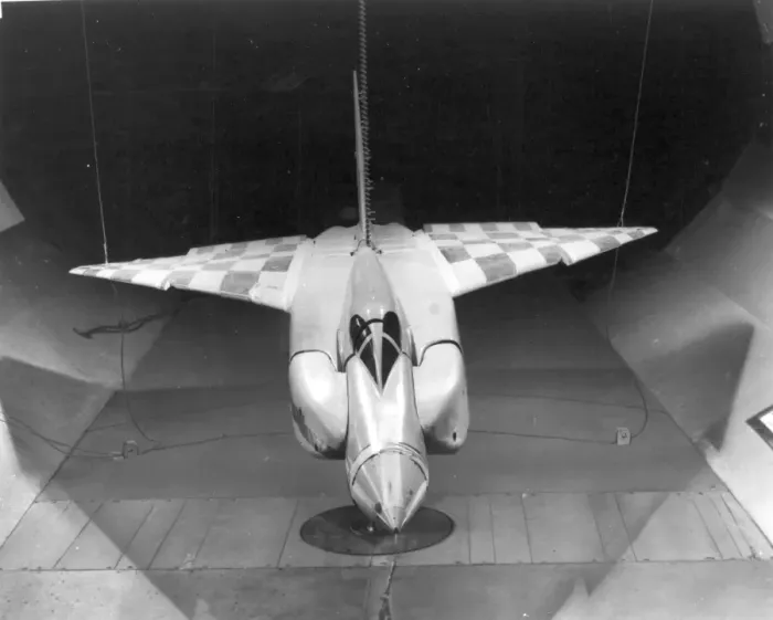 Framed Print : Wind-tunnel flutter model - Avro Canada CF105 Arrow I 25201 Framed Print : Wind-tunnel flutter model - Avro Canada CF105 Arrow I 25201