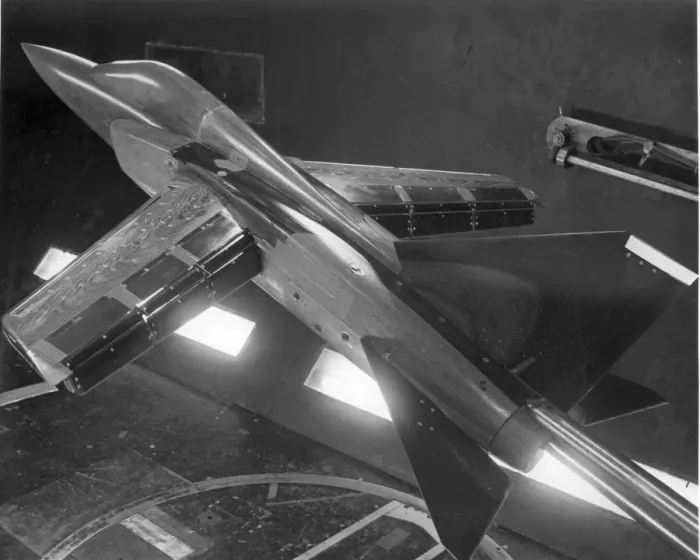 Framed Print : Wind-tunnel model of the BAC P45 Framed Print : Wind-tunnel model of the BAC P45