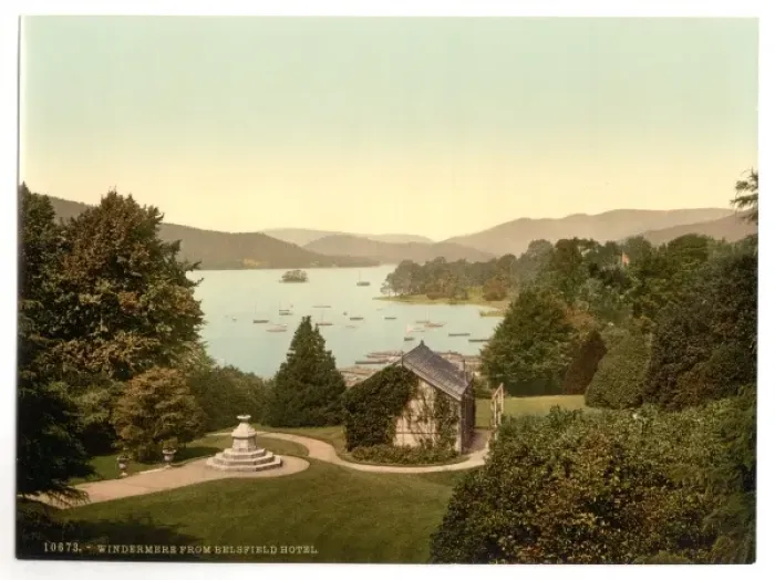 Framed Print : Windermere, from Belsfield Hotel, Lake District, England Framed Print : Windermere, from Belsfield Hotel, Lake District, England