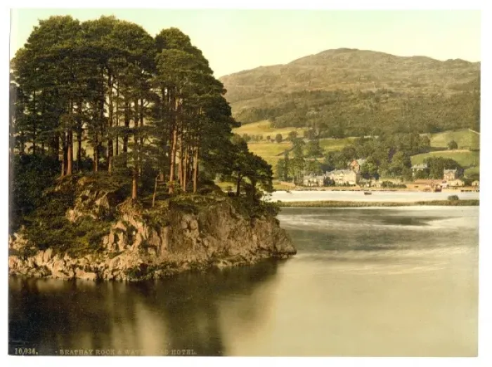 Framed Print : Windermere, Brathay Rock and Waterhead Hotel, Lake District Framed Print : Windermere, Brathay Rock and Waterhead Hotel, Lake District