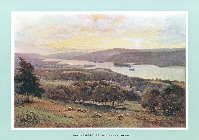 Framed Print : Windermere from Orrest Head Framed Print : Windermere from Orrest Head