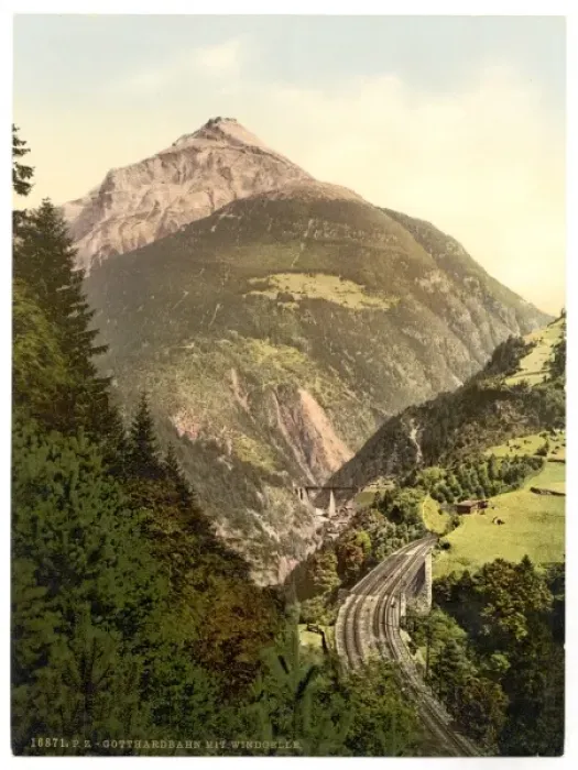 Framed Print : Windgelle, St. Gotthard Railway, Switzerland Framed Print : Windgelle, St. Gotthard Railway, Switzerland