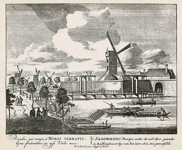 WINDMILL AMSTERDAM 1672