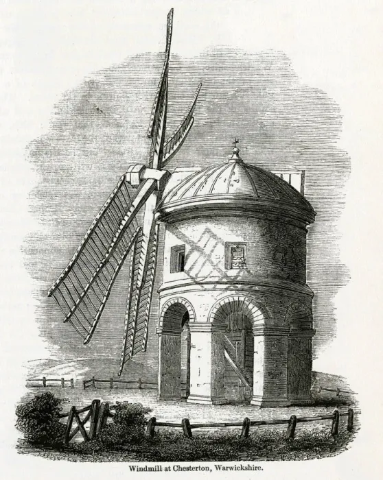 Framed Print : WINDMILL AT CHESTERTON Framed Print : WINDMILL AT CHESTERTON