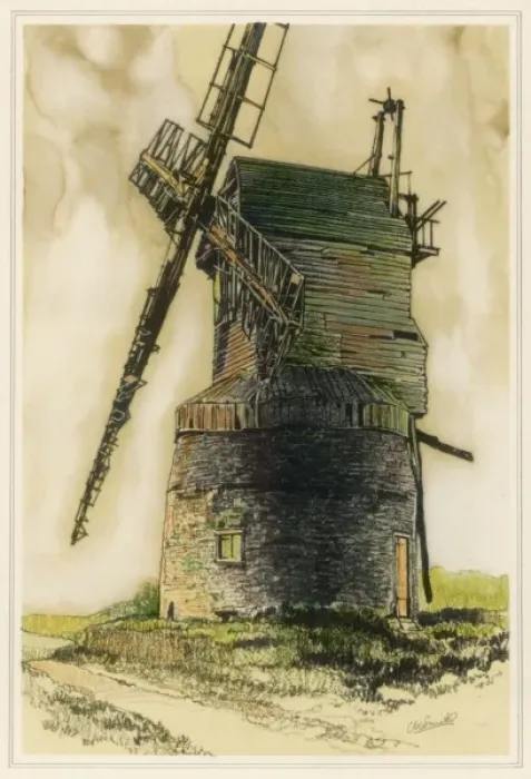 Framed Print : Windmill, Ellington Framed Print : Windmill, Ellington