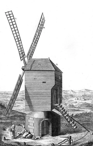 Windmill in France 18Th