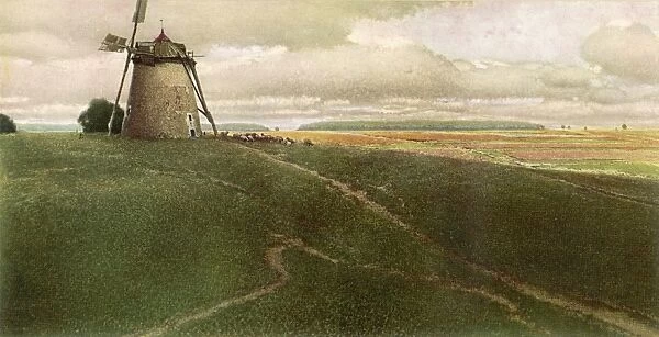 Windmill in Landscape