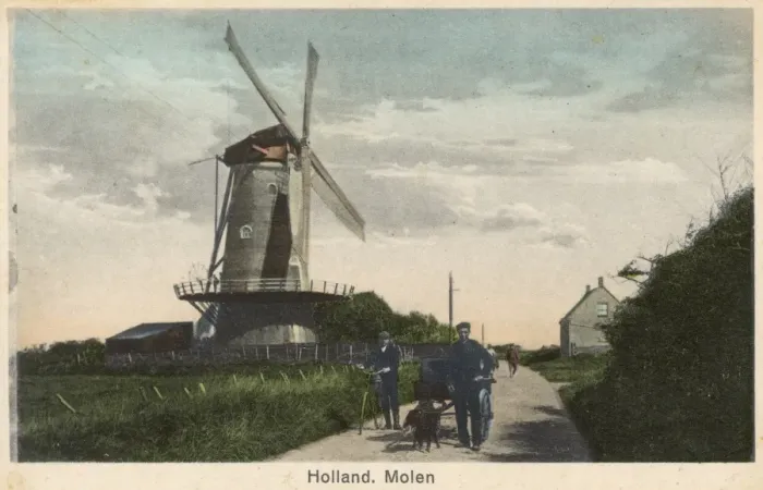 Framed Print : Windmill with platform, The Hague, Netherlands Framed Print : Windmill with platform, The Hague, Netherlands