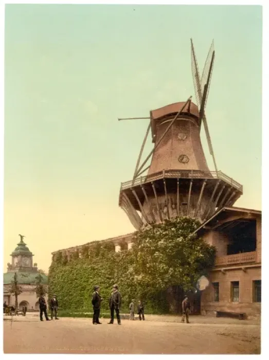 Framed Print : Windmill, Potsdam, Berlin, Germany Framed Print : Windmill, Potsdam, Berlin, Germany