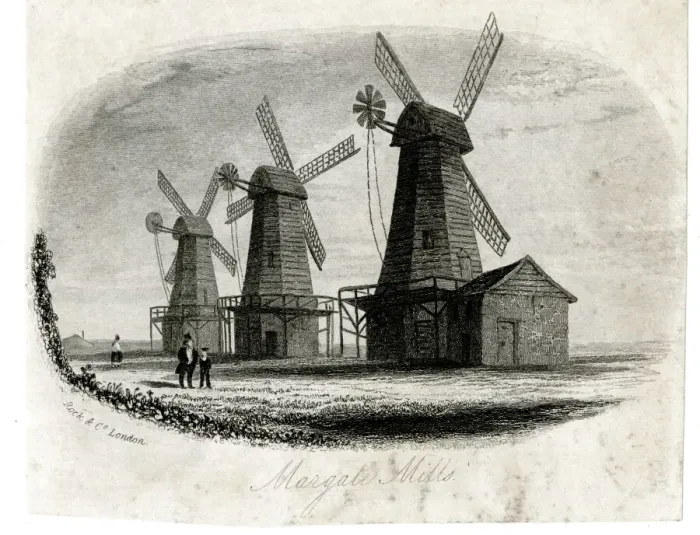 Framed Print : Windmills at Margate, Kent Framed Print : Windmills at Margate, Kent