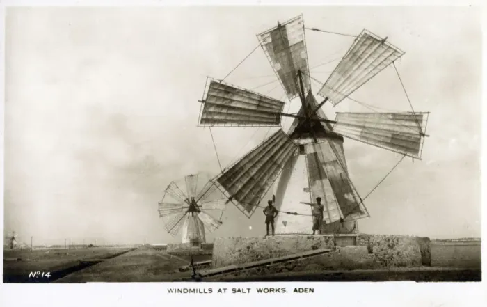 Framed Print : Windmills at the Salt Works - Aden, Yemen Framed Print : Windmills at the Salt Works - Aden, Yemen