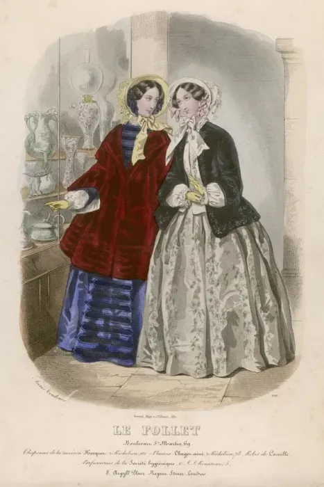 Framed Print : WINDOW-SHOPPING 1850S Framed Print : WINDOW-SHOPPING 1850S