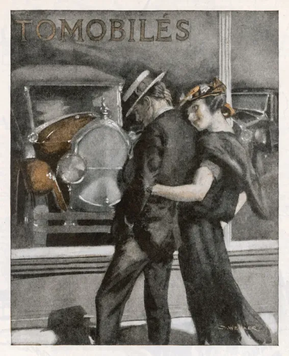 Framed Print : Window Shopping 1923 Framed Print : Window Shopping 1923