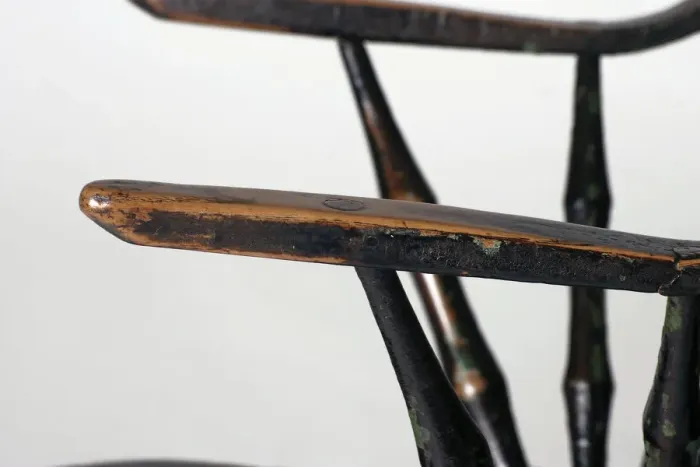 Framed Print : Windsor armchair, detail Framed Print : Windsor armchair, detail