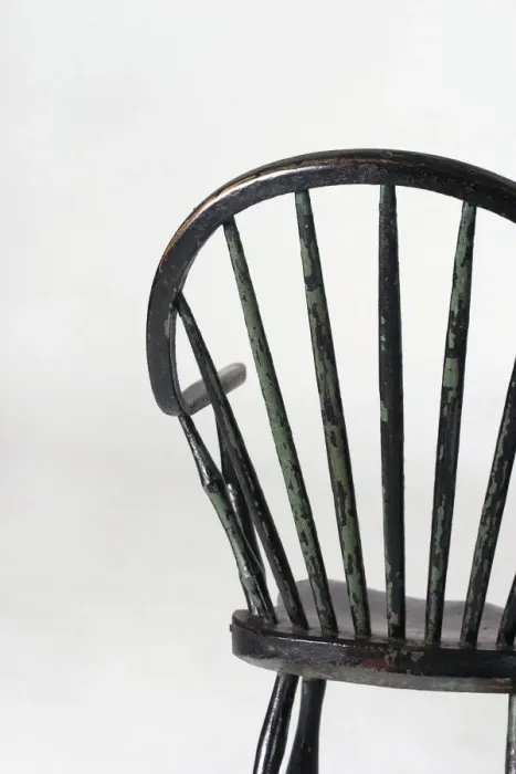 Framed Print : Windsor armchair, detail Framed Print : Windsor armchair, detail