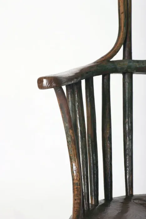 Framed Print : Windsor armchair, detail Framed Print : Windsor armchair, detail