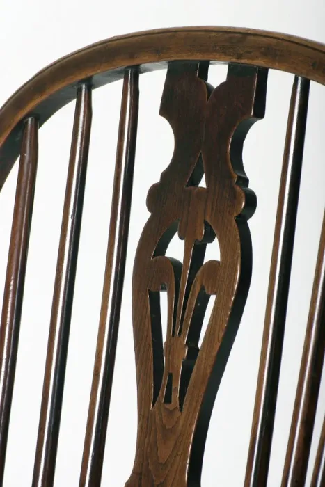 Framed Print : Windsor armchair, detail Framed Print : Windsor armchair, detail