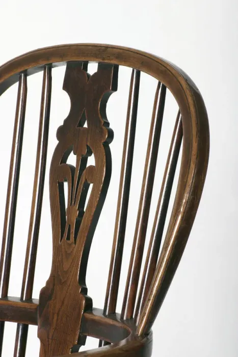 Framed Print : Windsor armchair, detail Framed Print : Windsor armchair, detail