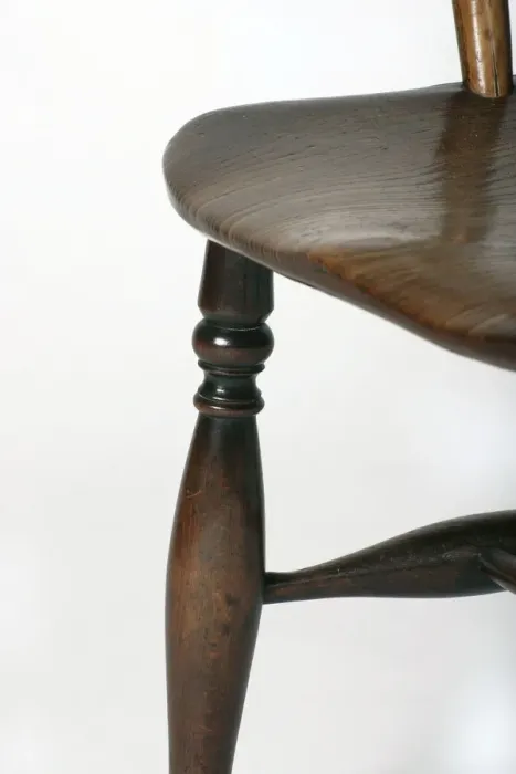 Framed Print : Windsor armchair, detail Framed Print : Windsor armchair, detail