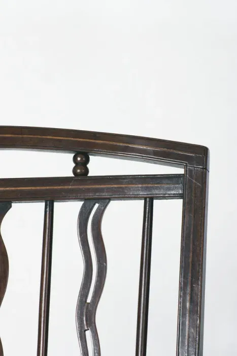 Framed Print : Windsor armchair, detail Framed Print : Windsor armchair, detail