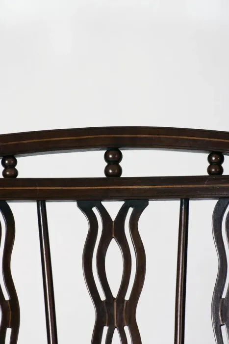 Framed Print : Windsor armchair, detail Framed Print : Windsor armchair, detail