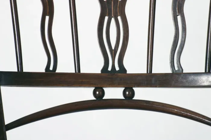 Framed Print : Windsor armchair, detail Framed Print : Windsor armchair, detail