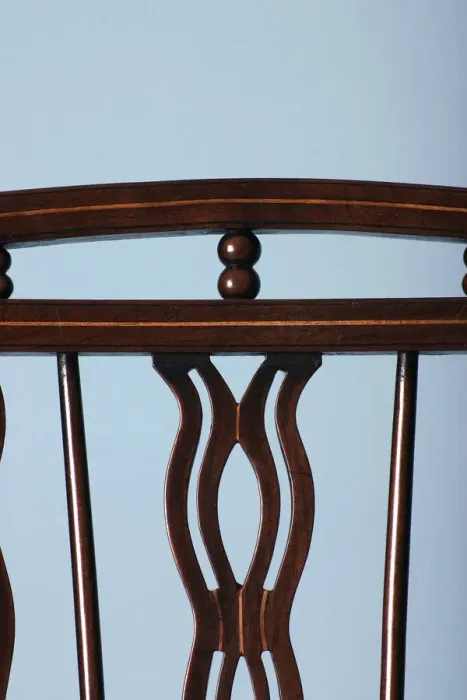 Framed Print : Windsor armchair, detail Framed Print : Windsor armchair, detail