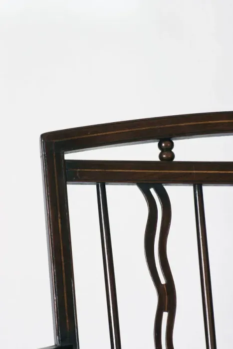 Framed Print : Windsor armchair, detail Framed Print : Windsor armchair, detail