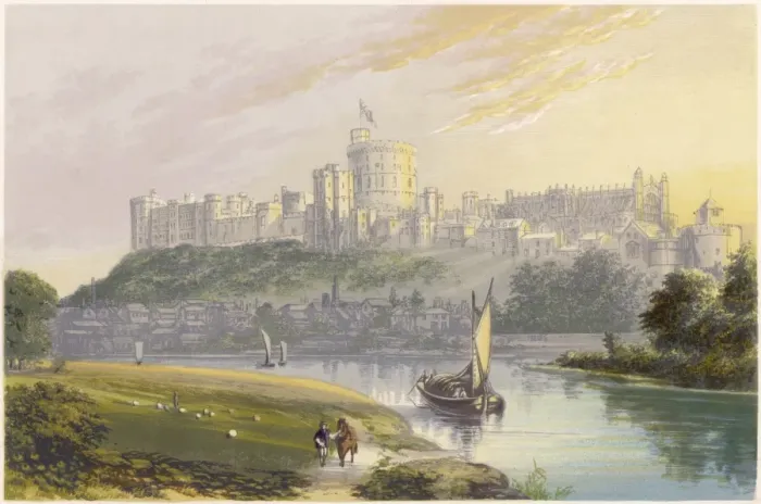 Framed Print : Windsor Castle (Morris) Framed Print : Windsor Castle (Morris)