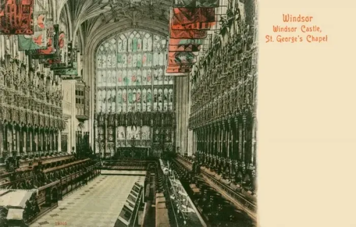 Framed Print : Windsor Castle, St Georges Chapel Framed Print : Windsor Castle, St Georges Chapel
