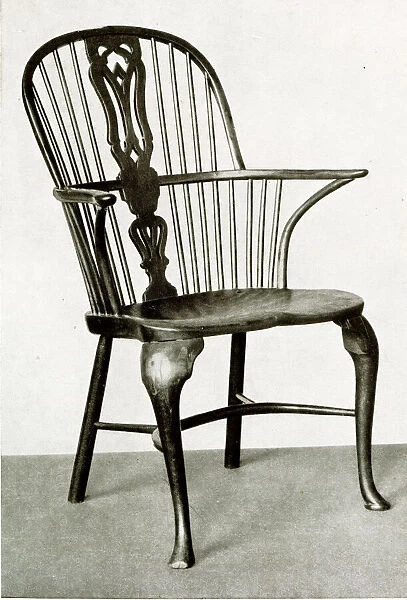 Windsor chair with cabriole legs