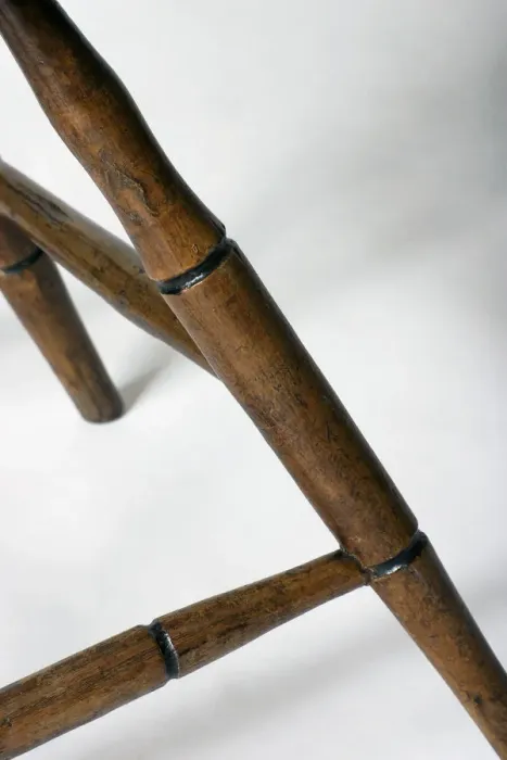 Framed Print : Windsor side chair with hoop back, detail Framed Print : Windsor side chair with hoop back, detail