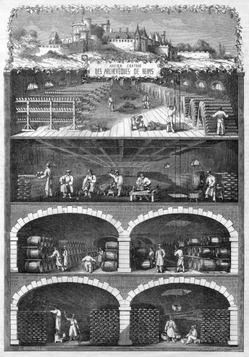 Framed Print : Wine cellars at Rheims Framed Print : Wine cellars at Rheims