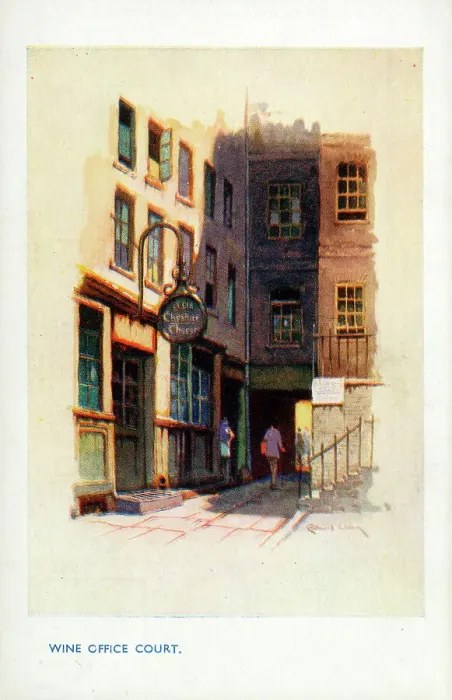 Framed Print : Wine Office Court, City of London Framed Print : Wine Office Court, City of London