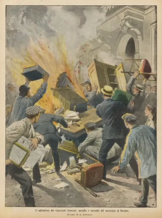 Framed Print : Wine Workers Riot 1907 Framed Print : Wine Workers Riot 1907