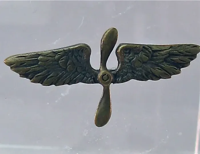 Framed Print : Winged Royal Flying Corps Sweetheart brooch Framed Print : Winged Royal Flying Corps Sweetheart brooch