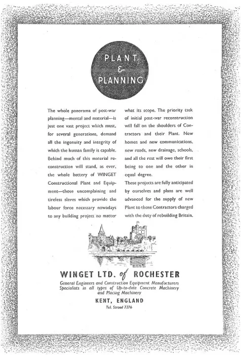 Framed Print : Winget Engineers & Concrete Machinery Manufacturers Framed Print : Winget Engineers & Concrete Machinery Manufacturers