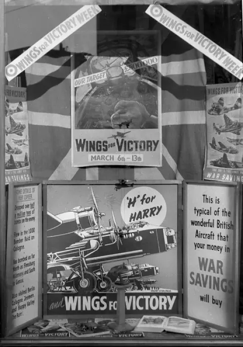 Framed Print : Wings for Victory Week display Framed Print : Wings for Victory Week display