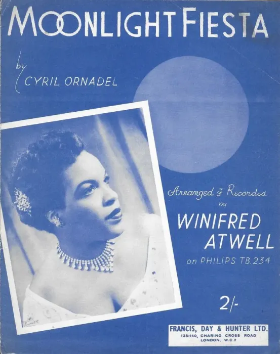 Framed Print : Winifred Atwell music sheet for Moonlight Fiesta Framed Print : Winifred Atwell music sheet for Moonlight Fiesta