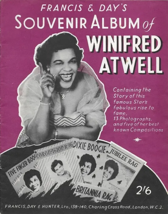 Framed Print : Winifred Atwell souvenir album Framed Print : Winifred Atwell souvenir album