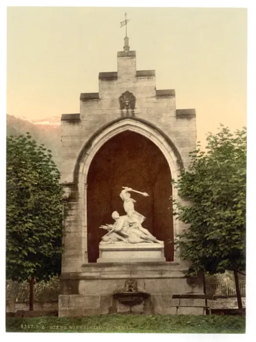 Framed Print : Winkelried Monument, Stans, Unterwald, Switzerland Framed Print : Winkelried Monument, Stans, Unterwald, Switzerland