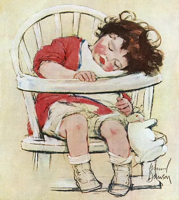 Framed Print : Forty Winks by Muriel Dawson Framed Print : Forty Winks by Muriel Dawson