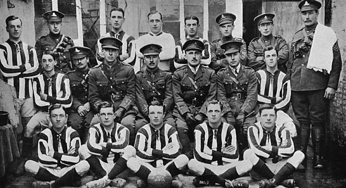 Framed Print : Winners of the Grand Army Soccer Tournament, WW1 Framed Print : Winners of the Grand Army Soccer Tournament, WW1