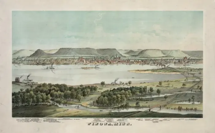 Framed Print : Winona, Minn Framed Print : Winona, Minn