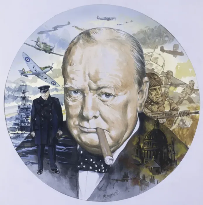 Framed Print : Winston Churchill Framed Print : Winston Churchill