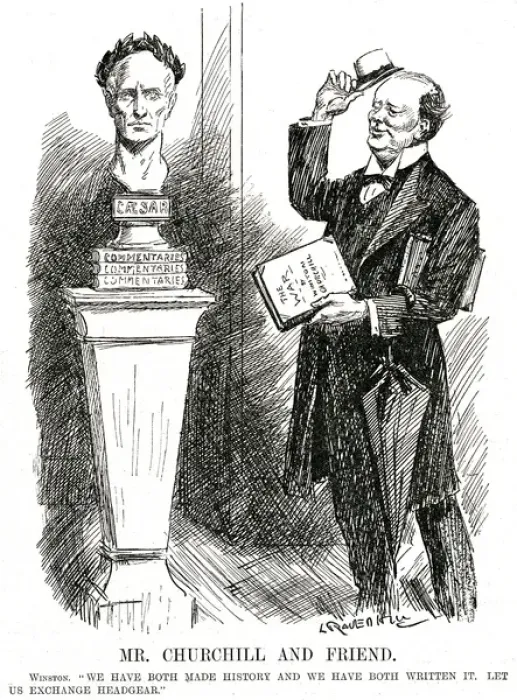 Framed Print : Winston Churchill - Punch Cartoon Framed Print : Winston Churchill - Punch Cartoon